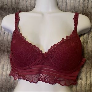 Victoria’s Secret PINK Bralette Maroon Size M D-DD